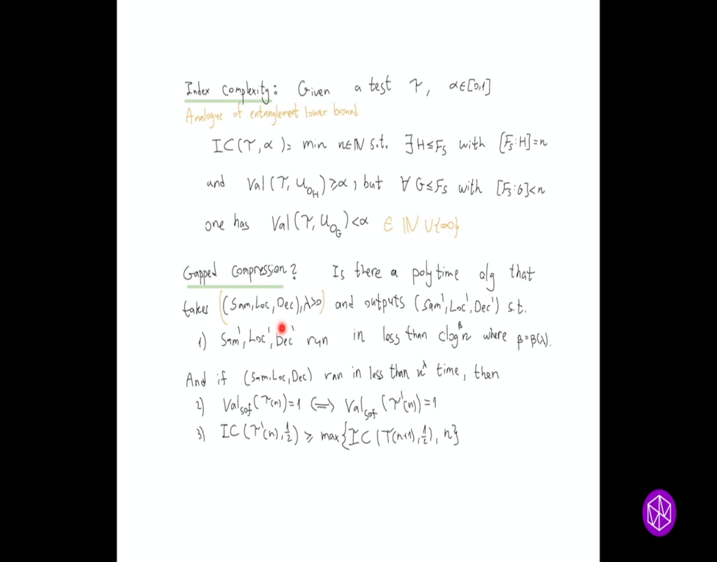 Hot Topics: MIP* = RE and the Connes’ Embedding Problem: "Interactive Proofs with S-Graphs" Thumbnail