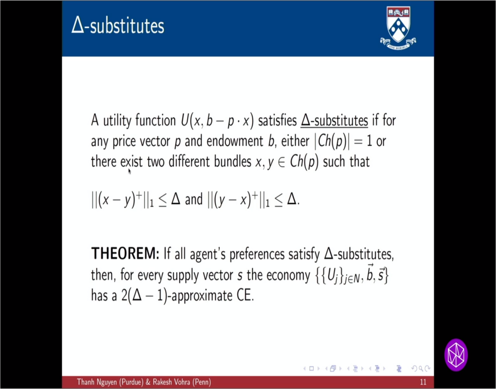 Algorithms, Approximation, and Learning in Market and Mechanism Design: "(Near) Substitute Preferences and Equilibria with Indivisibilities" Thumbnail