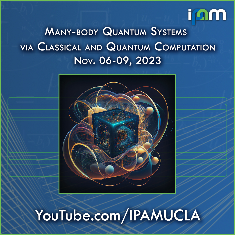 Thomas Schuster - Noise, complexity, and information dynamics in quantum circuits - IPAM at UCLA Thumbnail