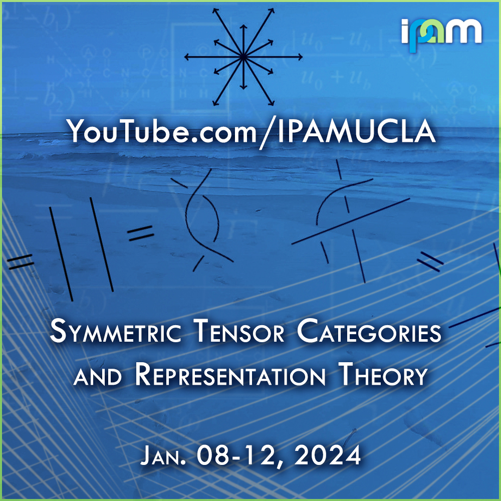 Kevin Coulembier - Symmetric tensor categories of moderate growth - IPAM at UCLA Thumbnail