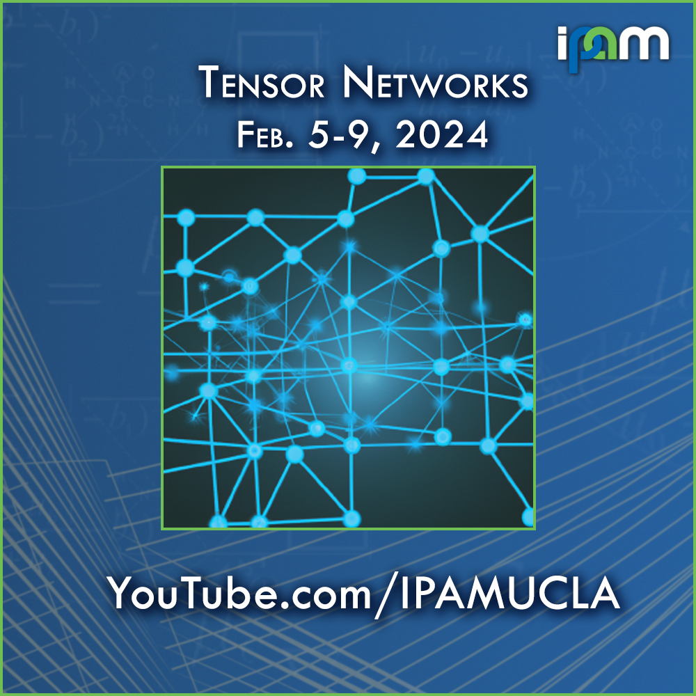 Joseph Landsberg - Geometry of tensor networks and tensor invariants - IPAM at UCLA Thumbnail