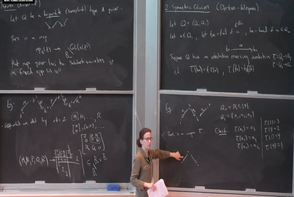 Recent Developments in Commutative Algebra: "Determinants, Pfaffians, symmetric quivers, and symmetric varieties" Thumbnail