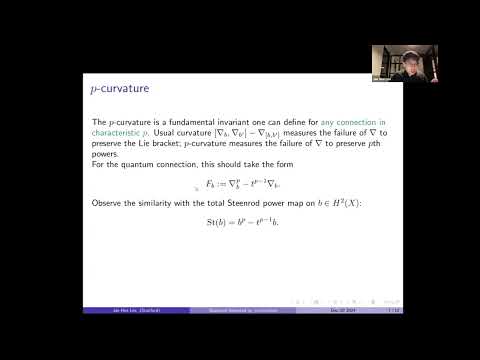 Quantum Steenrod Operations, p-curvature, and Representation Theory Thumbnail