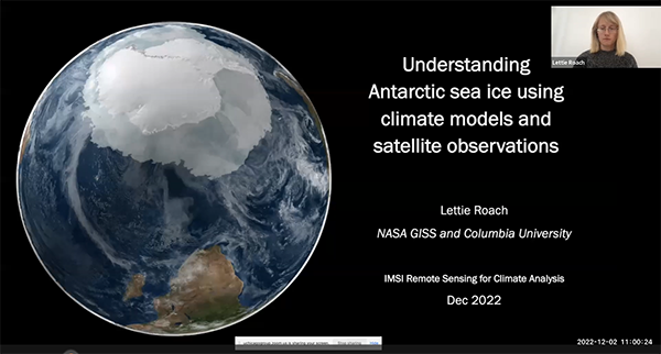 Understanding Antarctic sea ice using climate models and satellite observations Thumbnail