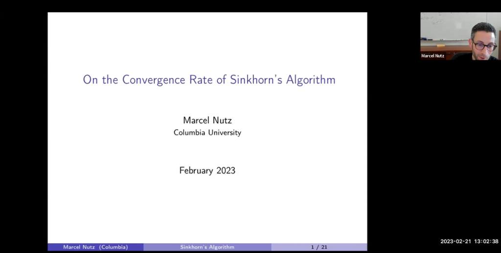 On the Convergence Rate of Sinkhorn’s Algorithm Thumbnail