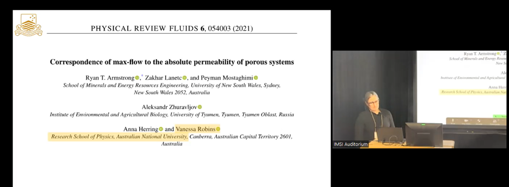 The correspondence of max-flow to the absolute permeability of porous systems Thumbnail