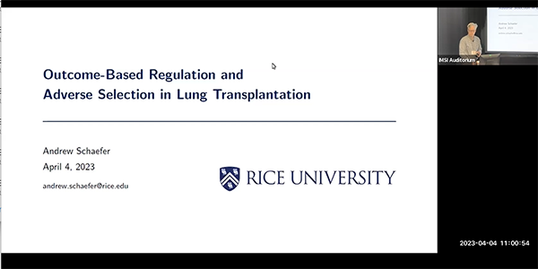 Outcome-Based Regulation and Adverse Selection in Lung Transplantation Thumbnail