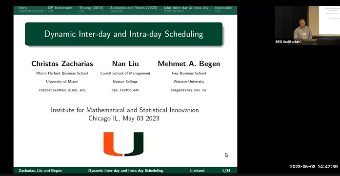 Dynamic Interday and Intraday Scheduling Thumbnail