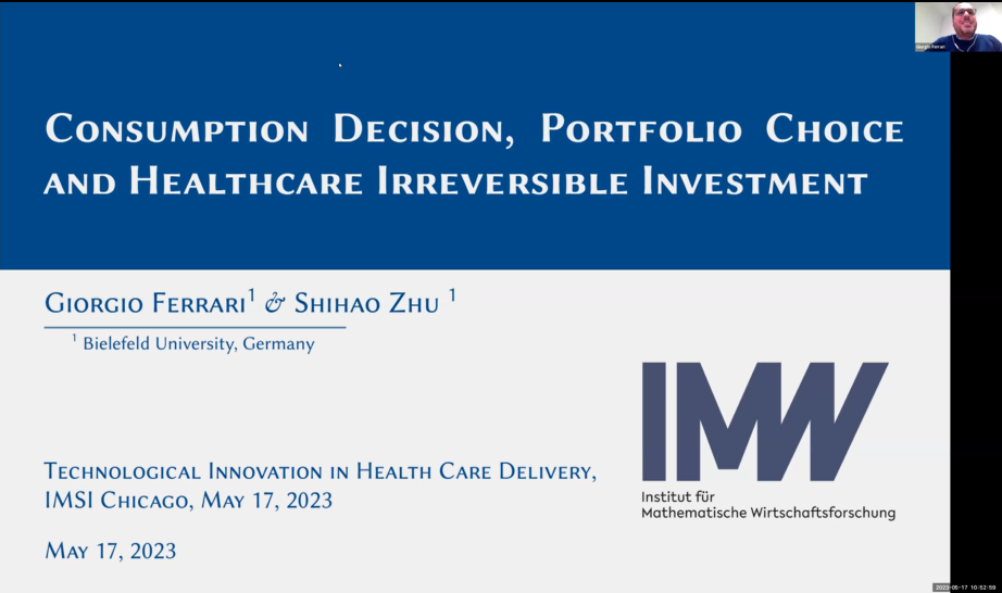 Consumption Decision, Portfolio Choice and Healthcare Irreversible Investment Thumbnail