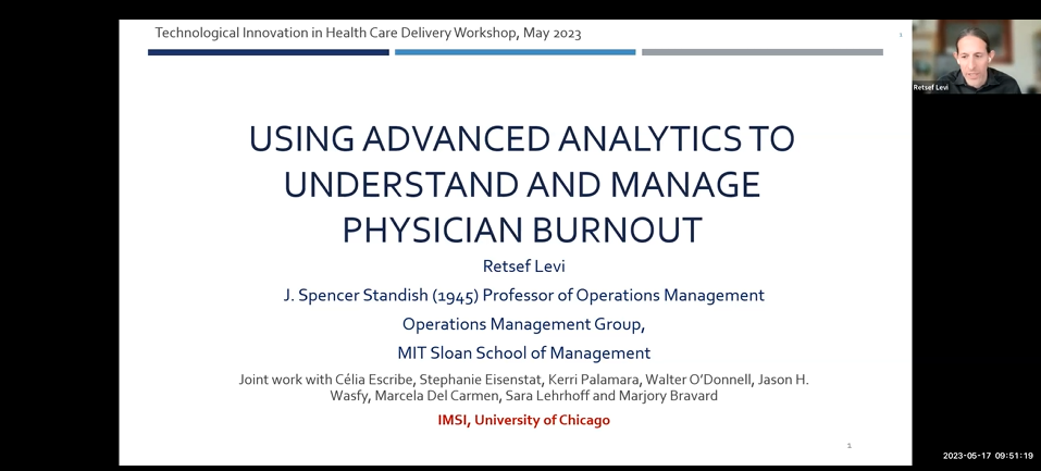 Studying Physician Work and Wellbeing using Machine Learning and Network Science Thumbnail