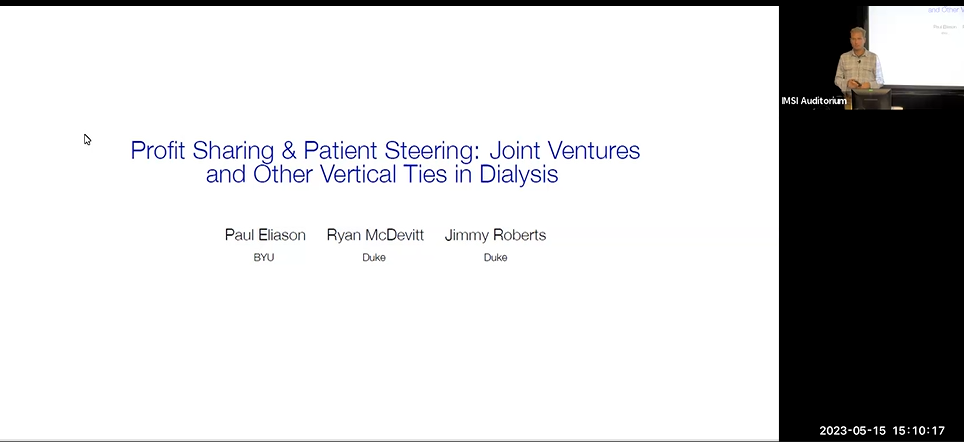 Profit Sharing & Patient Steering: Joint Ventures in Dialysis Thumbnail