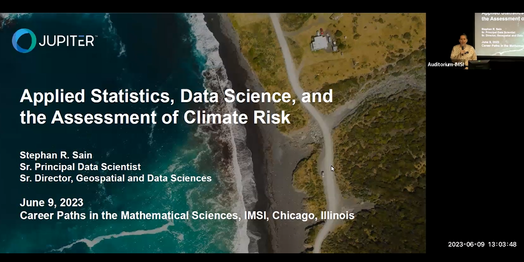 Plenary Talk: Applied Statistics, Data Science, and the Assessment of Climate Risk Thumbnail