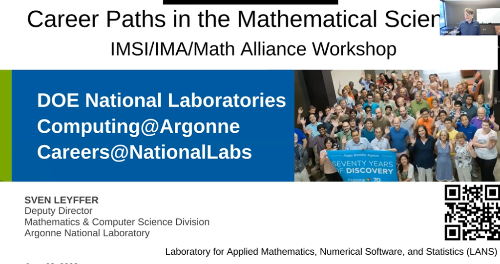 Plenary Talk:  Computing@Argonne and Careers@Labs Thumbnail