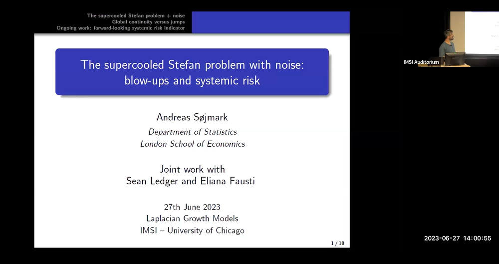 The supercooled Stefan problem with noise: blow-ups and systemic risk Thumbnail