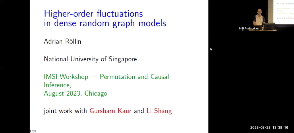 Higher order fluctuations in dense random graph models Thumbnail