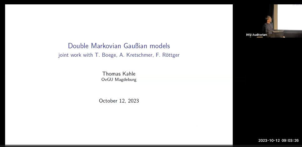 The geometry of Gaussian double Markovian distributions Thumbnail