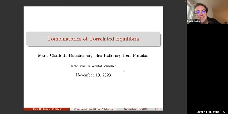 Combinatorics of Correlated Equilibria Thumbnail