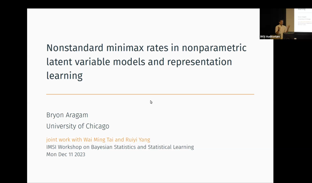 Nonstandard minimax rates in nonparametric latent variable models and representation learning Thumbnail