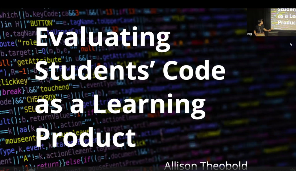 Evaluating Students’ Code as a Learning Product Thumbnail