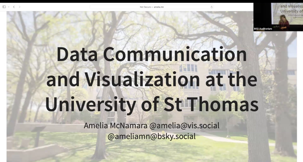 Data communication at the University of St Thomas Thumbnail