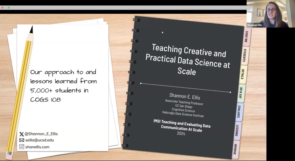 Teaching creative and practical data science at scale Thumbnail