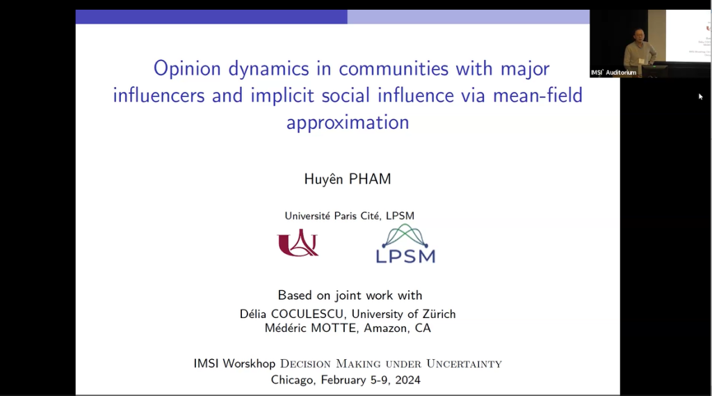 Opinion dynamics in communities with major influencers and implicit social influence via mean-field approximation Thumbnail