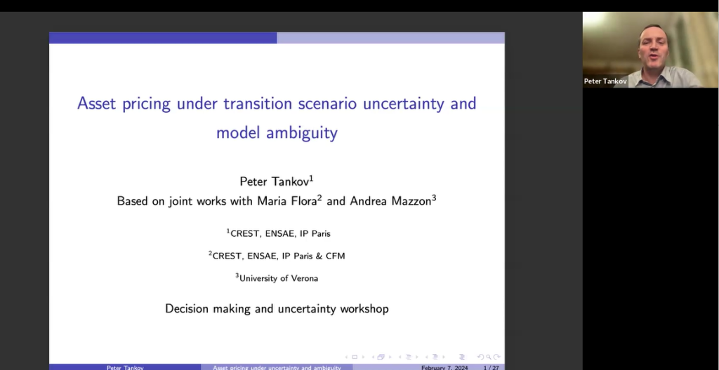 Asset pricing under climate scenario uncertainty and model ambiguity Thumbnail