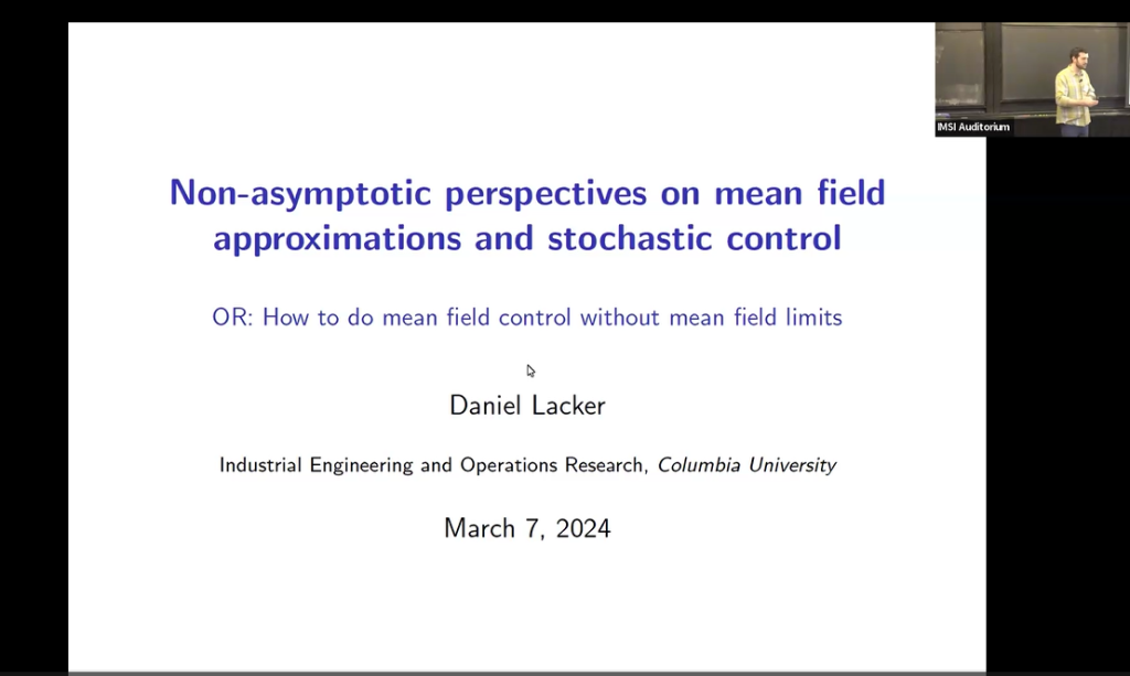 Non-Asymptotic Perspectives on Mean Field Approximations and Stochastic Control Thumbnail