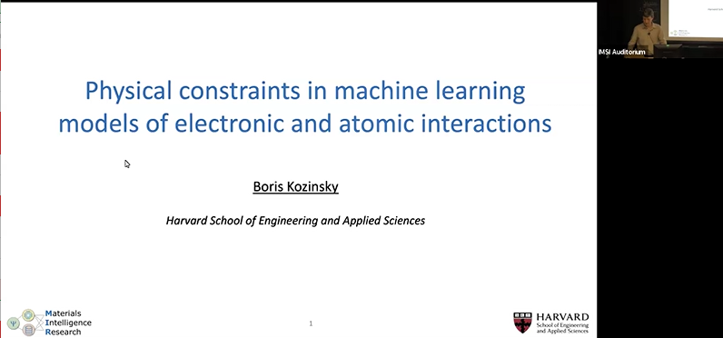 Physical constraints in machine learning models of electronic and atomic interactions Thumbnail