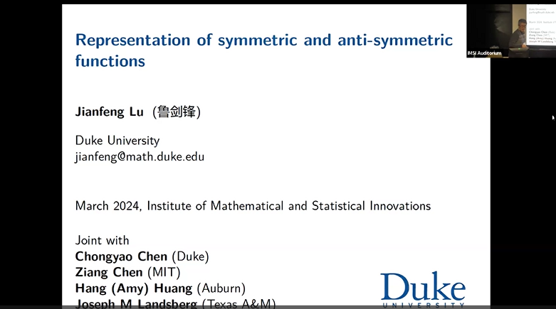 Representation Of Symmetric and Antisymmetric Functions Thumbnail