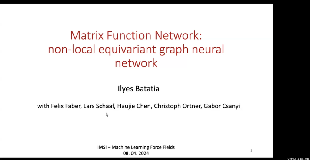 Matrix Function Networks for learning non local quantum effects. Thumbnail