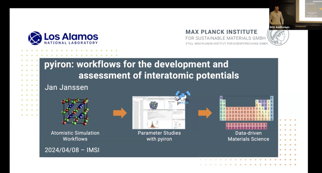 Pyiron: workflows for the development and assessment of interatomic potentials Thumbnail