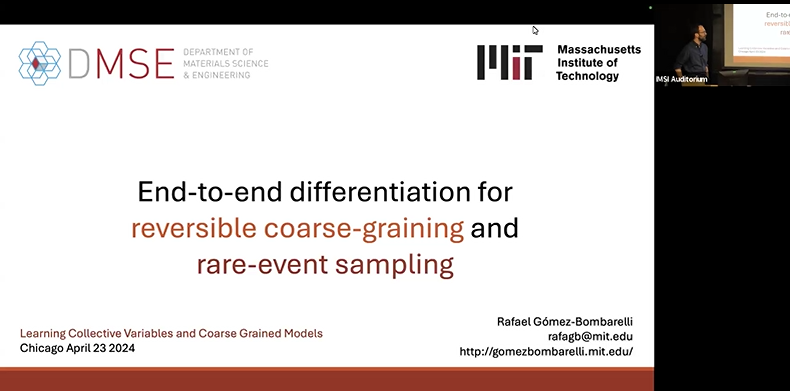 End-to-end differentiation for reversible coarse-graining and rare-event sampling Thumbnail