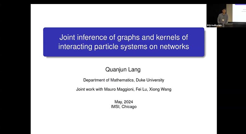 Interacting Particle Systems on Networks: joint inference of the network and the interaction kernel Thumbnail