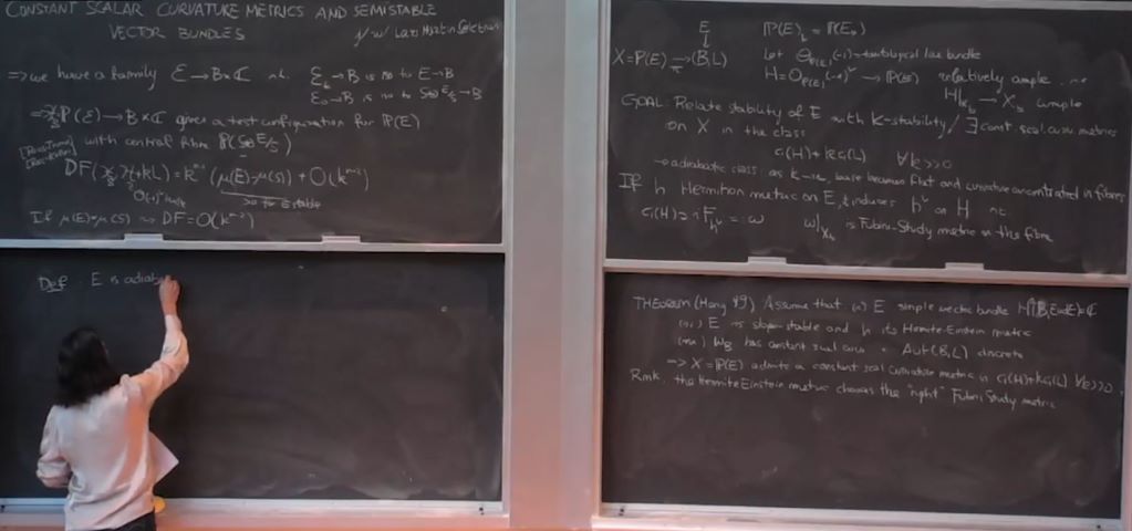 Introductory Workshop: Special Geometric Structures and Analysis: Constant scalar curvature metrics and semistable vector bundles Thumbnail