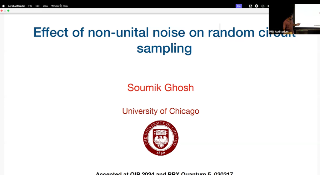 Effect of non–unital noise on random circuit sampling Thumbnail