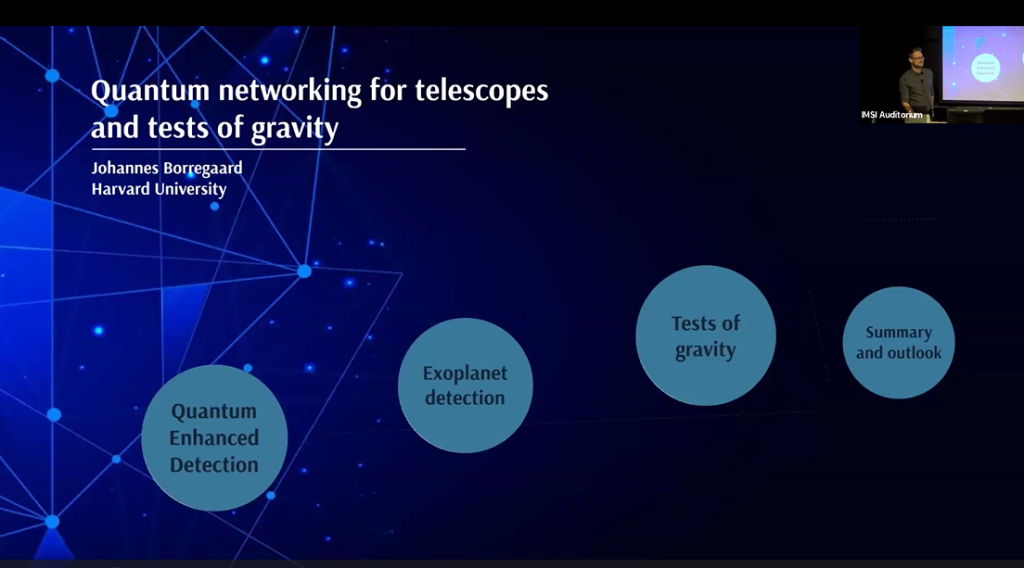 Quantum networking for enhanced telescopes and tests of gravity Thumbnail