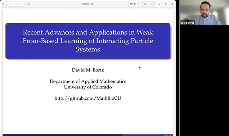 Recent Advances and Applications in Weak From-Based Learning of Interacting Particle Systems Thumbnail