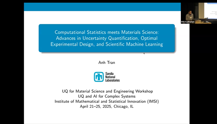 Computational Statistics Meets Materials Science: Advances in UQ, OED, and SciML Thumbnail