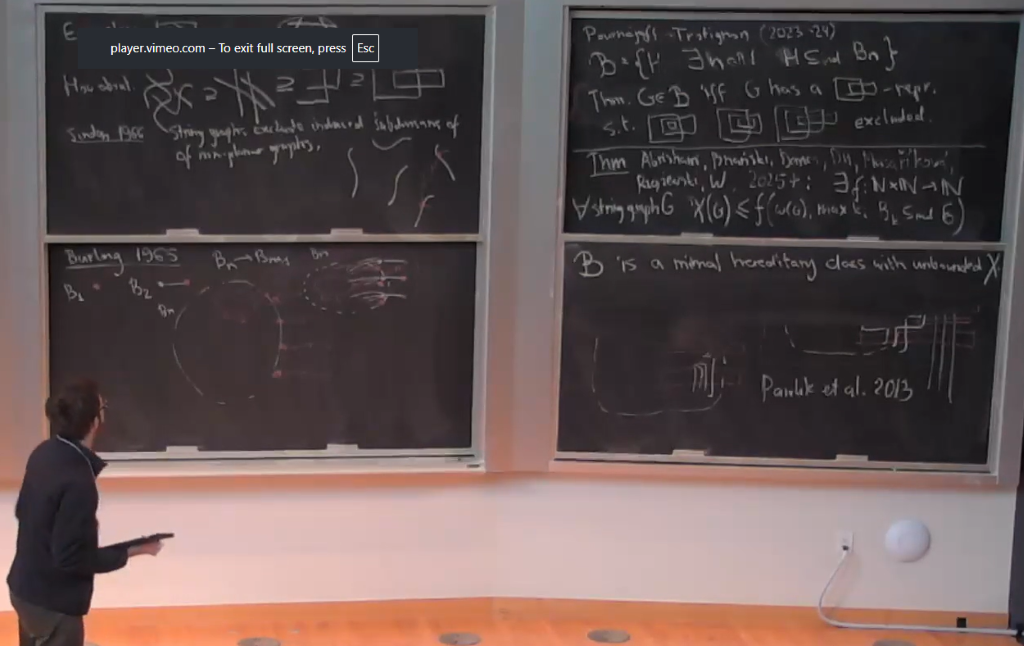 Algebraic and Analytic Methods in Combinatorics:   Burling graphs and their generalizations Thumbnail