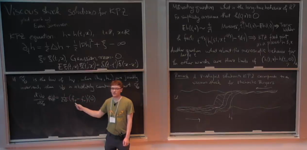 Pathways Workshop: Kinetic Theory & Stochastic Partial Differential Equations: Viscous shock solutions in KPZ Thumbnail