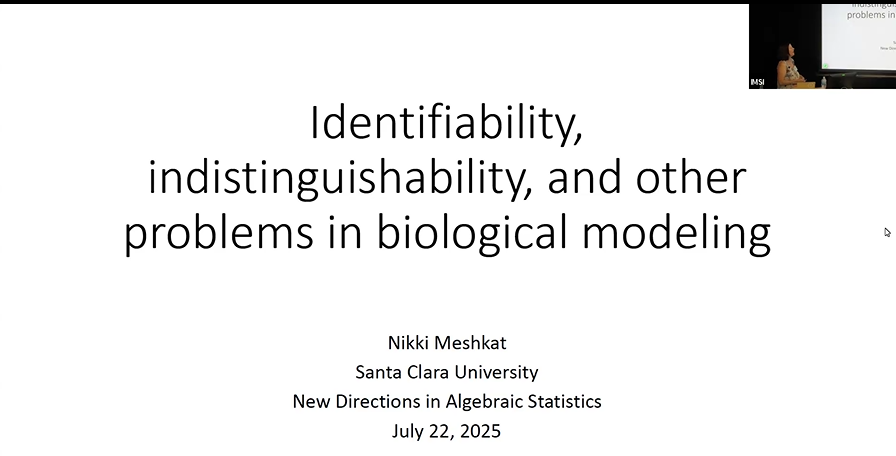 Identifiability, indistinguishability, and other problems in biological modeling Thumbnail