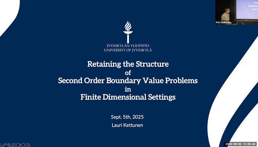 Retaining the Structure of Second Order Boundary Value Problems in Finite Dimensional Settings Thumbnail