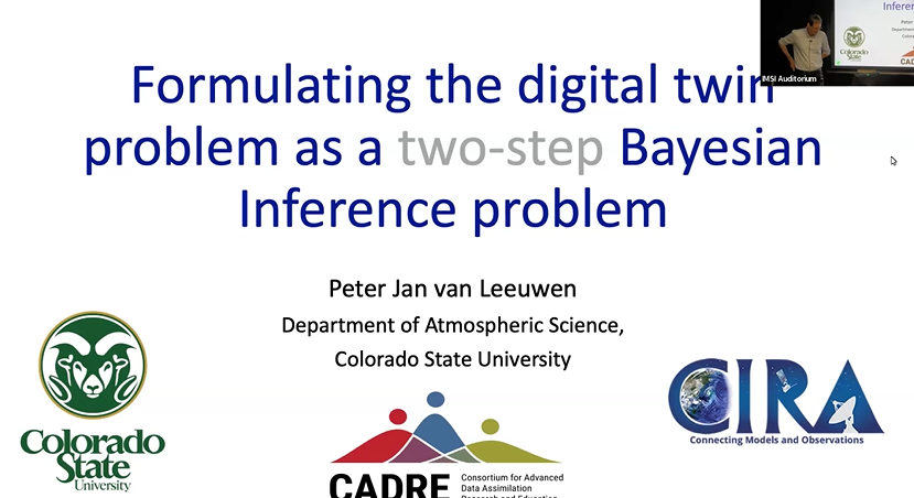 Formulating the digital twin problem as a two-step Bayesian Inference problem Thumbnail