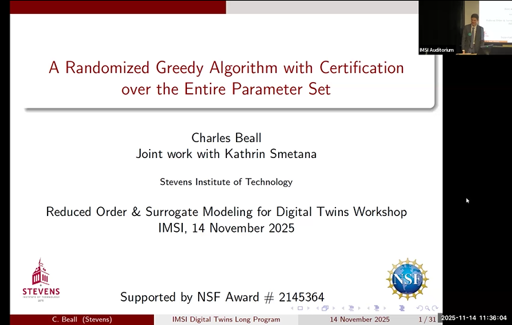 A randomized Greedy algorithm with certification over the entire parameter set. Thumbnail
