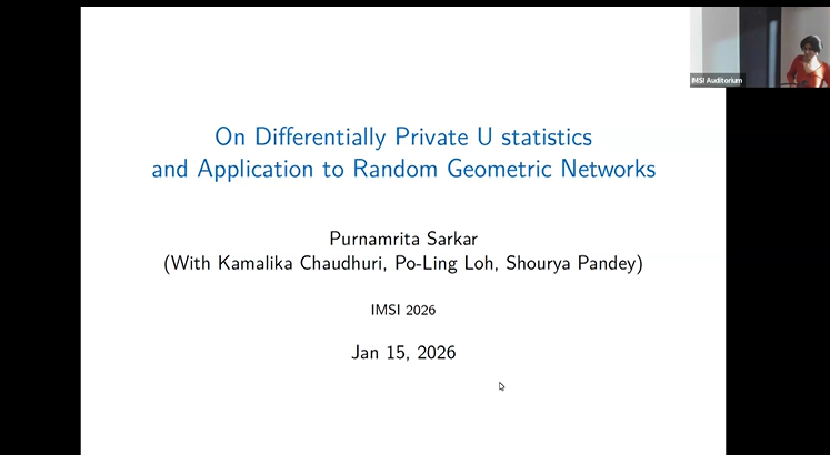 On differential privacy of U statistics and applications to random networks Thumbnail