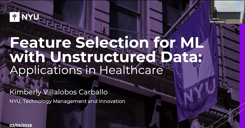 Feature Selection for Machine Learning with Unstructured Data: Applications in Healthcare Thumbnail