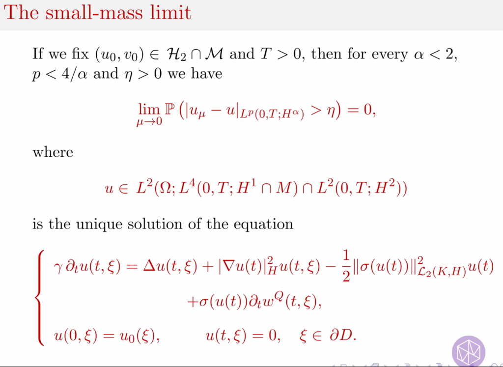 Introductory Workshop: Kinetic Theory & Stochastic Partial Differential Equations: Singular perturbation results for SPDEs with constraints: II Thumbnail