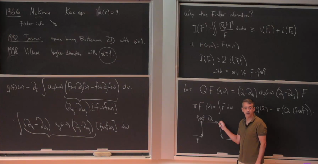 Introductory Workshop: Kinetic Theory & Stochastic Partial Differential Equations: The Fisher information for the Boltzmann and Landau equations: II Thumbnail