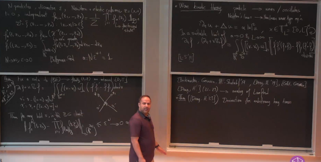 Introductory Workshop: Kinetic Theory & Stochastic Partial Differential Equations: Long time derivation of the Boltzmann and fluid equations: II Thumbnail